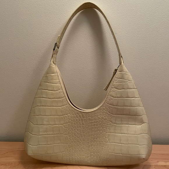 BY FAR Off-White Croc Amber Bag - Picture 8 of 8